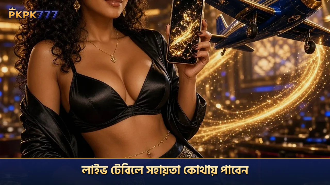 লাইভ টেবিলে সহায়তা কোথায় পাবেন